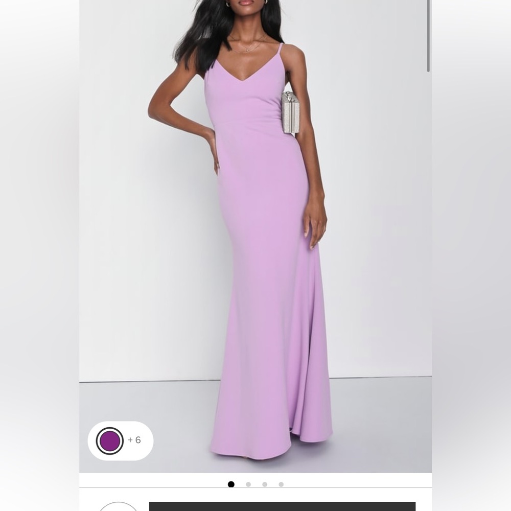 Lulus Lavender Maxi Dress
